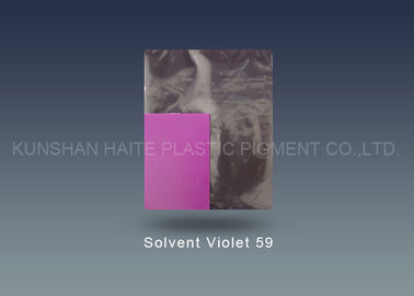 CAS 6408 72 6 punto de fusión solvente 186℃ 25Kg de la violeta 59 por el tambor