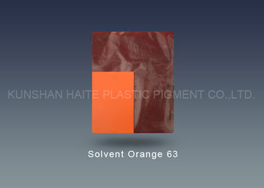 Colorante rojo fluorescente de la resistencia térmica del GG de la naranja 63 del solvente de no. 16294-75-0 de CAS 314°C para el picosegundo