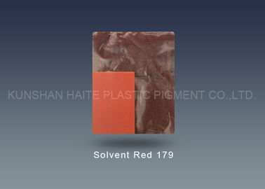 CAS 89106 95 5 punto de fusión rojo 252-256℃ del tinte solvente del polvo del rojo 179 solventes