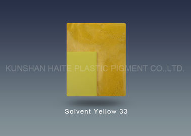 Tinte solvente amarillo, amarillo solvente 33 CAS 8003 22 3 para los ABS