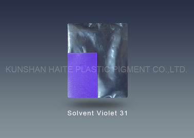 Solvente solvente del aceite de CAS 70956-27-3 de la violeta 31 en la fuerza de teñido que colorea plástica 95-105%