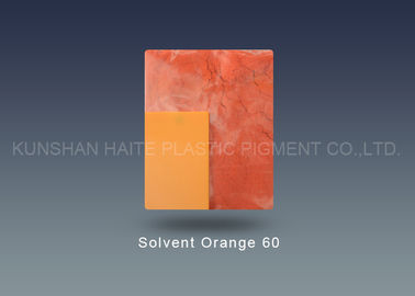 Colorante anaranjado transparente de la resistencia térmica 3G de la naranja 60 solventes de CAS 61969-47-9 300℃ para el poliéster