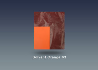 CAS 16294-75-0 Rojo fluorescente GG Solvente Naranja 63 Colorante para PS
