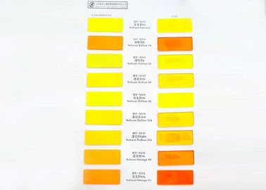 33 análisis amarillo solvente de la calidad de CAS NO.8003-22-3 del tinte solvente que teñe con color brillante
