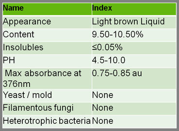 Absorción fluorescente 0.75-0.85au del trazalíneas de PTSA el 10% CAS 59572-10-0 en 376nm