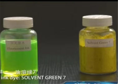 Colorante solvente de CAS 6358-69-6 del verde 7 para los marcadores fluorescentes de la tinta