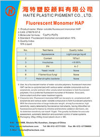 Monómero fluorescente de la recuperación 276878-97-8 el 16% HAPNQ del agua