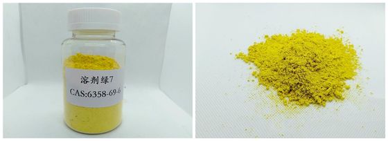 Verde fluorescente 7 CAS No de la tinta del solvente amarillo del polvo 6358 69 6