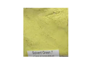 CAS No 6358 69 6 tinte fluorescente de la tinta del polvo amarillo del verde 7 del solvente